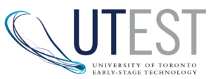 University of Toronto Early-State Technology program's logo. Clicking on image redirects to the UTEST website for more information. 