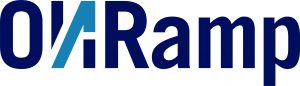 University of Toronto's startup incubator, ONRamp's logo written in blue text with an inverted N. Clicking on image redirects to ONRamp website.